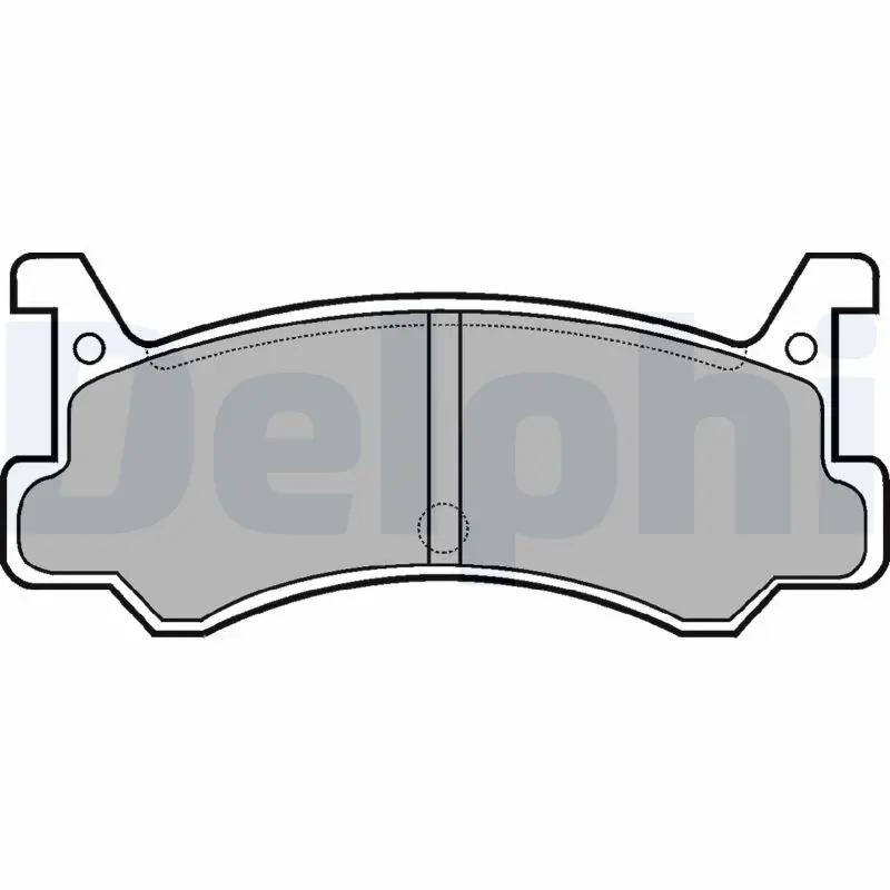 Handler.Part Brake pad set, disc brake DELPHI LP521 1