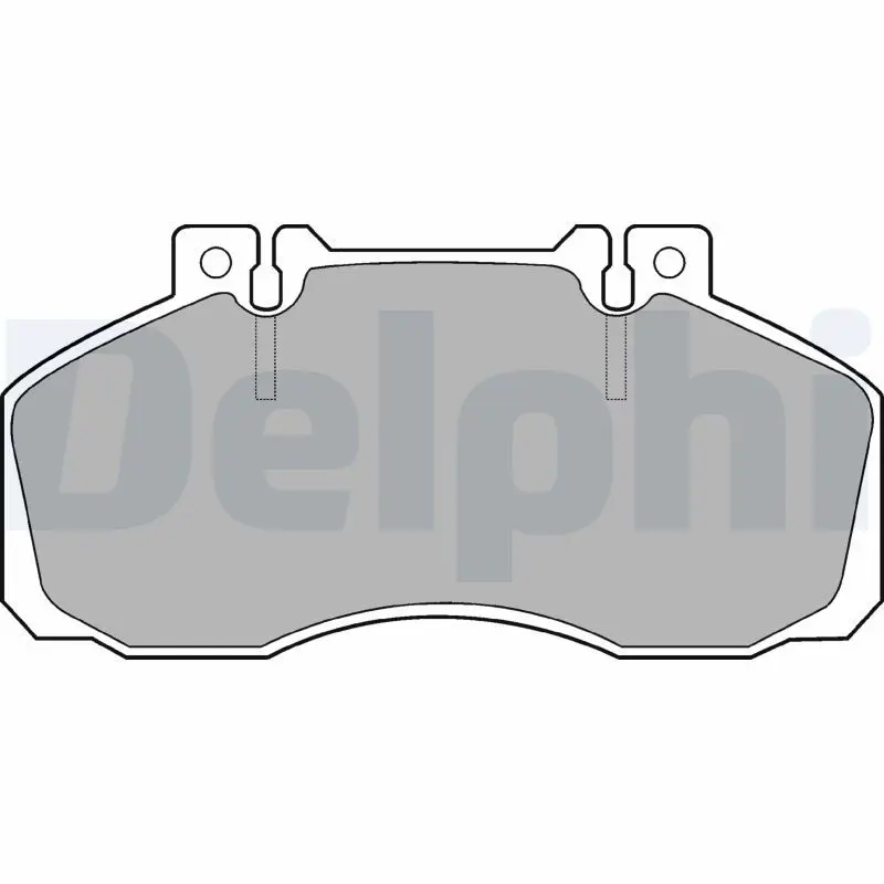 Handler.Part Brake pad set, disc brake DELPHI LP662 1