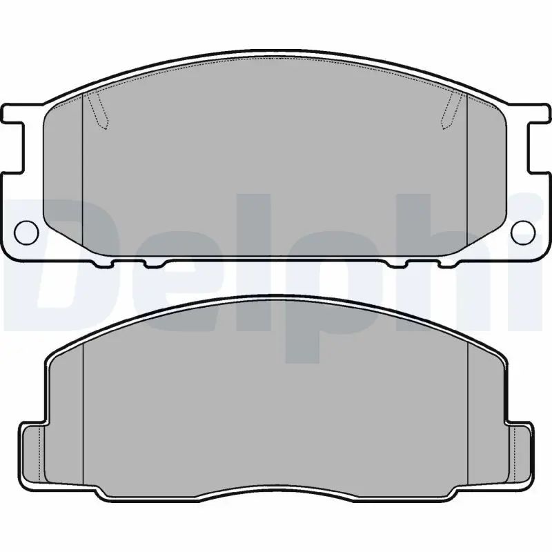 Handler.Part Brake pad set, disc brake DELPHI LP739 1