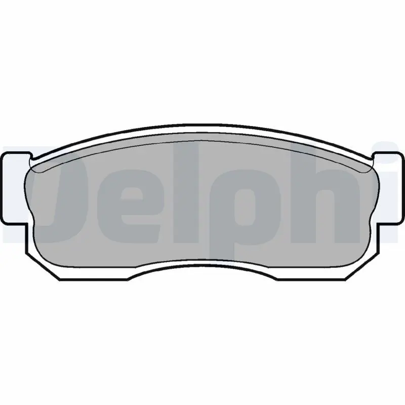 Handler.Part Brake pad set, disc brake DELPHI LP744 1