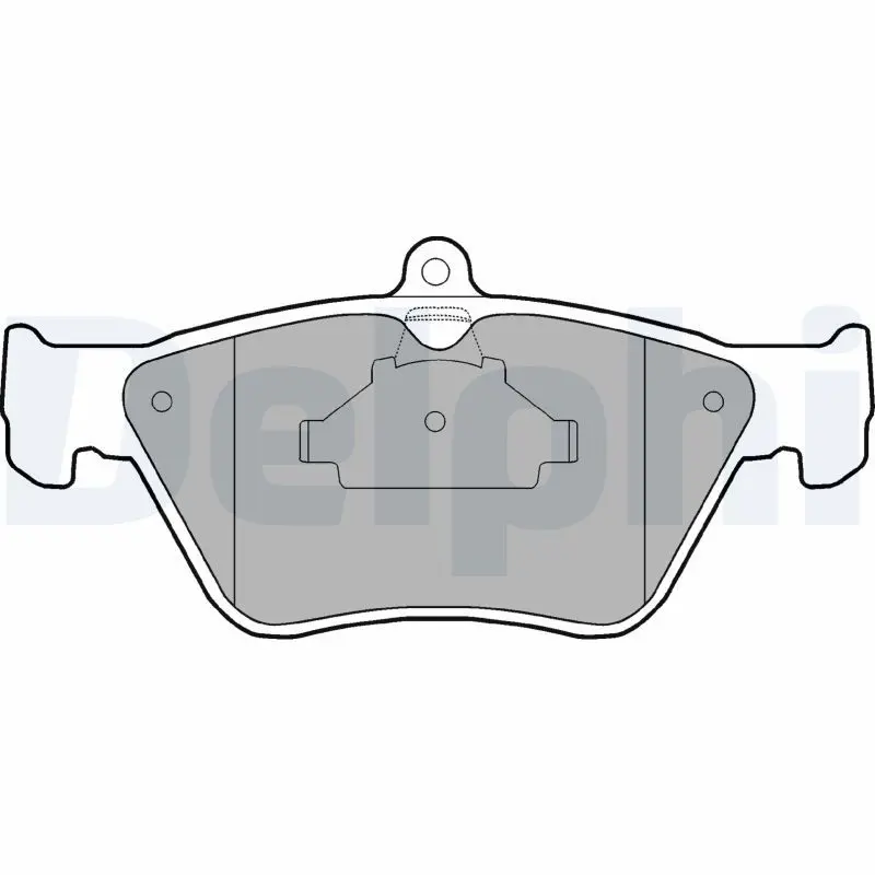 Handler.Part Brake pad set, disc brake DELPHI LP873 1