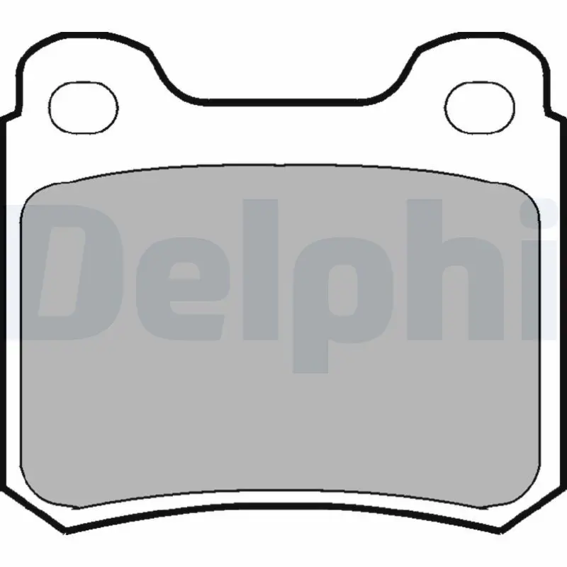 Handler.Part Brake pad set, disc brake DELPHI LP915 1