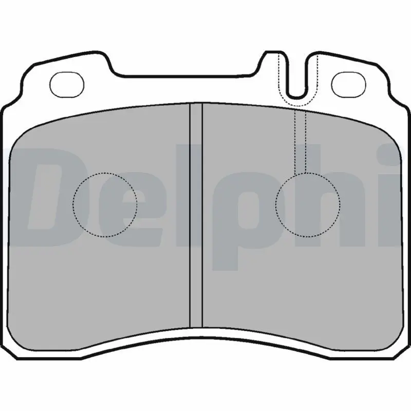 Handler.Part Brake pad set, disc brake DELPHI LP929 1