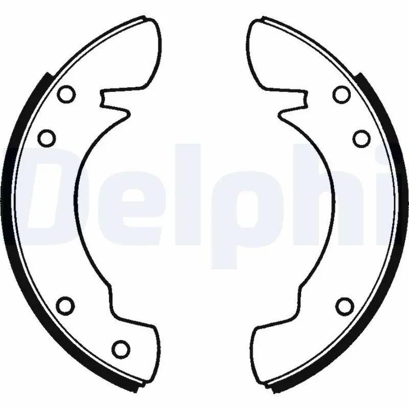 Handler.Part Brake shoe set DELPHI LS1019 1