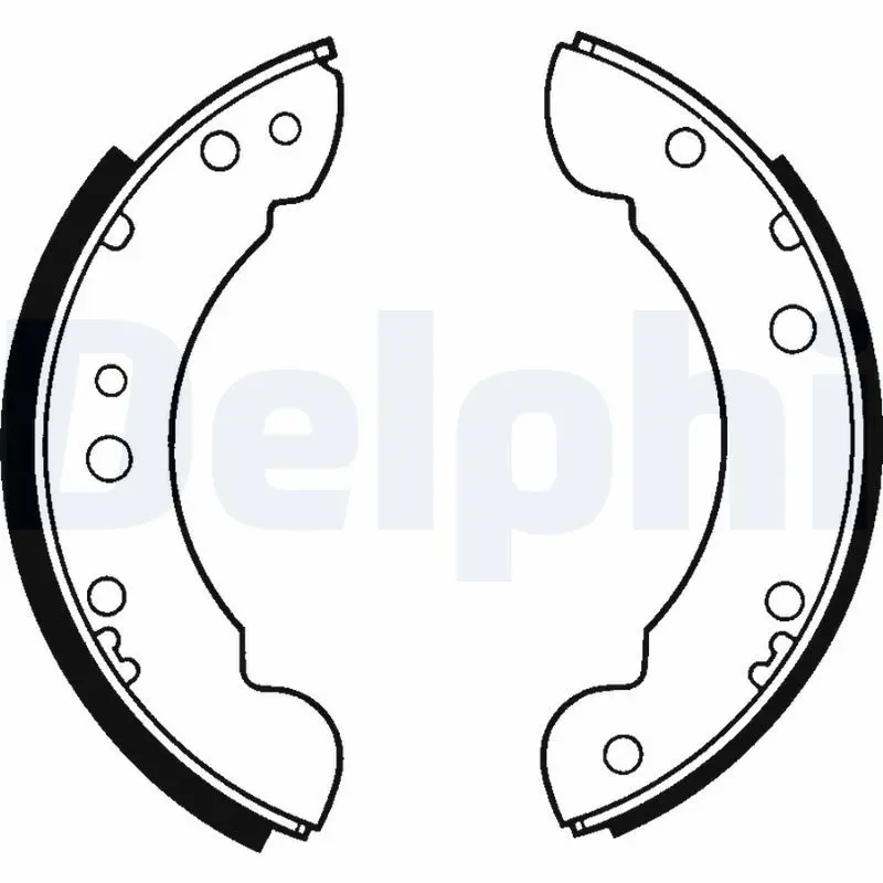 Handler.Part Brake shoe set DELPHI LS1201 1