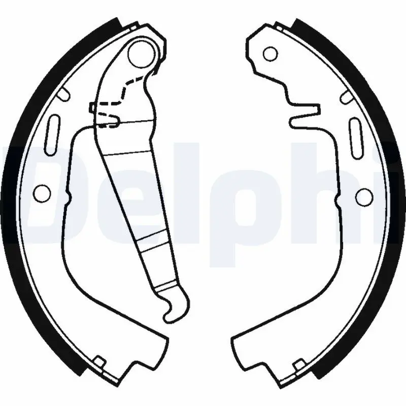 Handler.Part Brake shoe set DELPHI LS1231 1