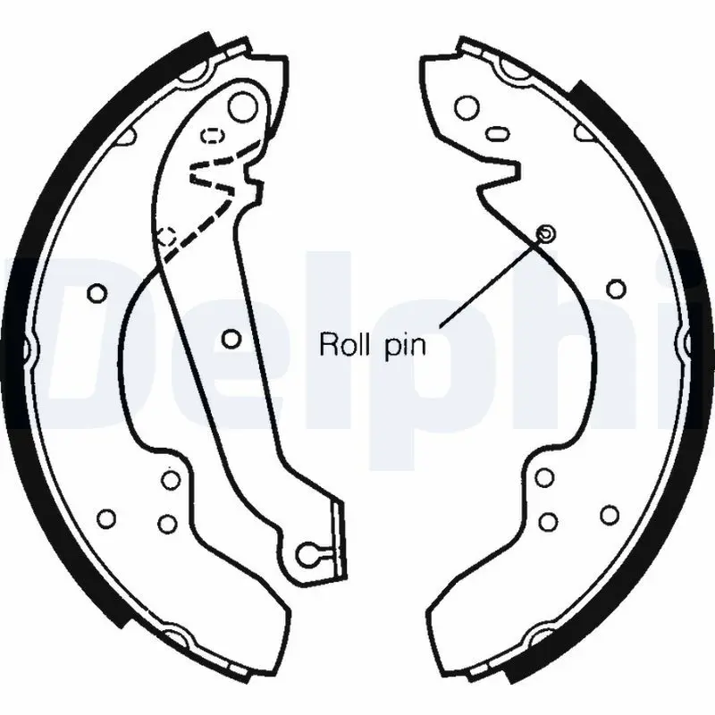 Handler.Part Brake shoe set DELPHI LS1245 1