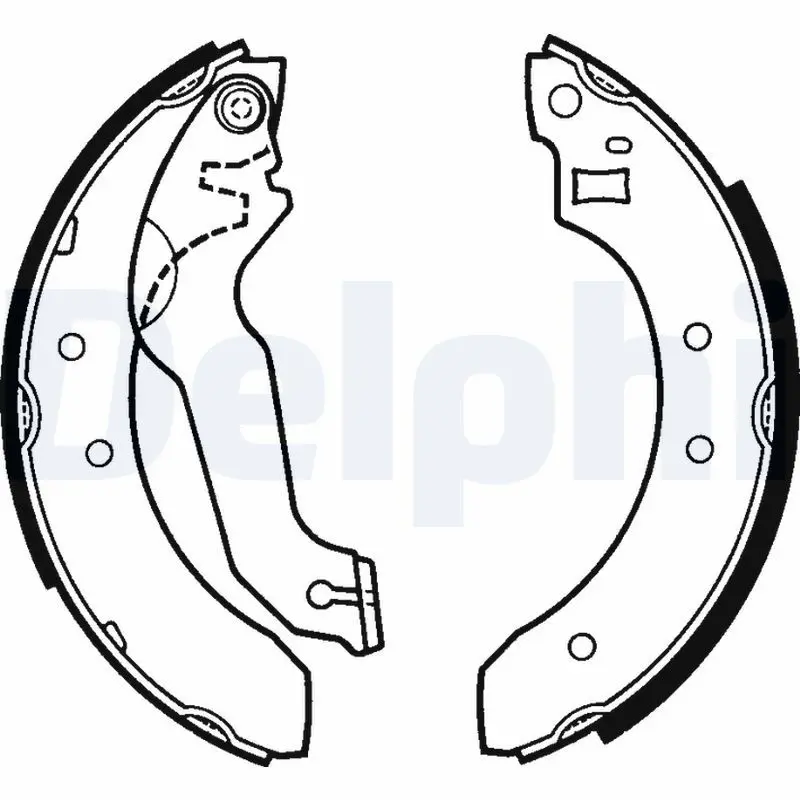 Handler.Part Brake shoe set DELPHI LS1249 1