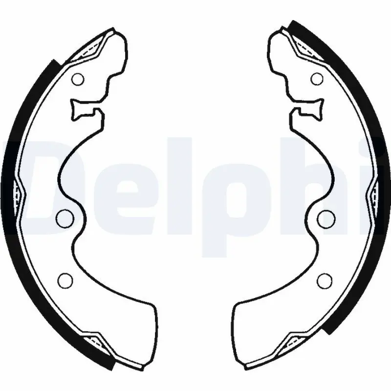 Handler.Part Brake shoe set DELPHI LS1252 1