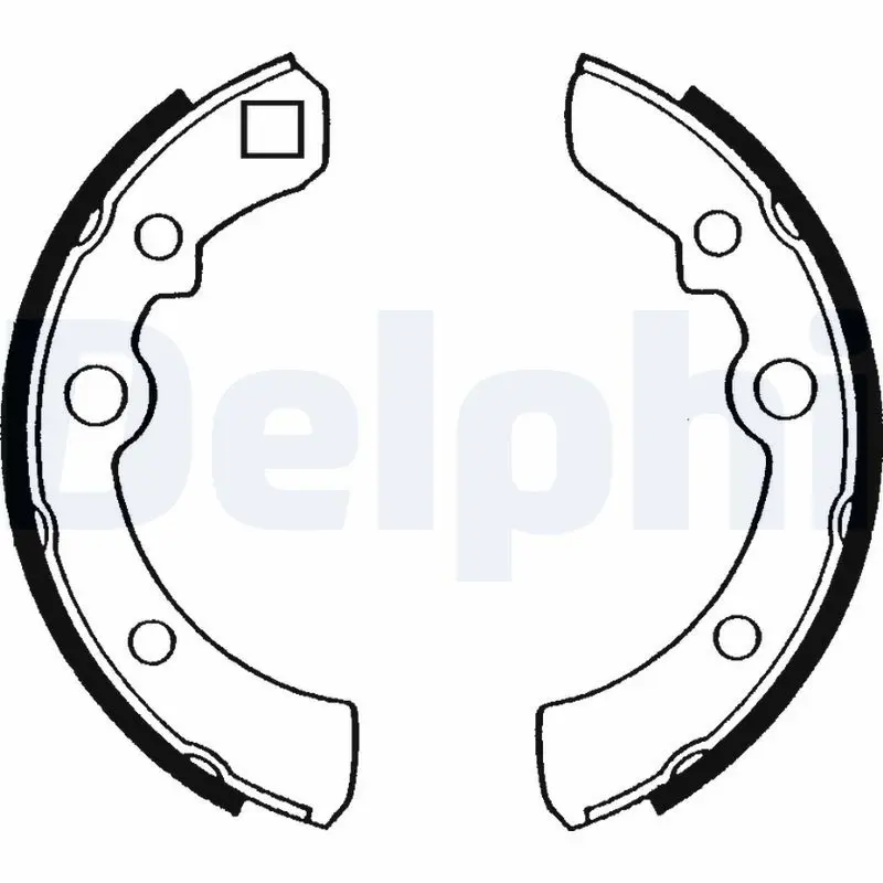 Handler.Part Brake shoe set DELPHI LS1132 1