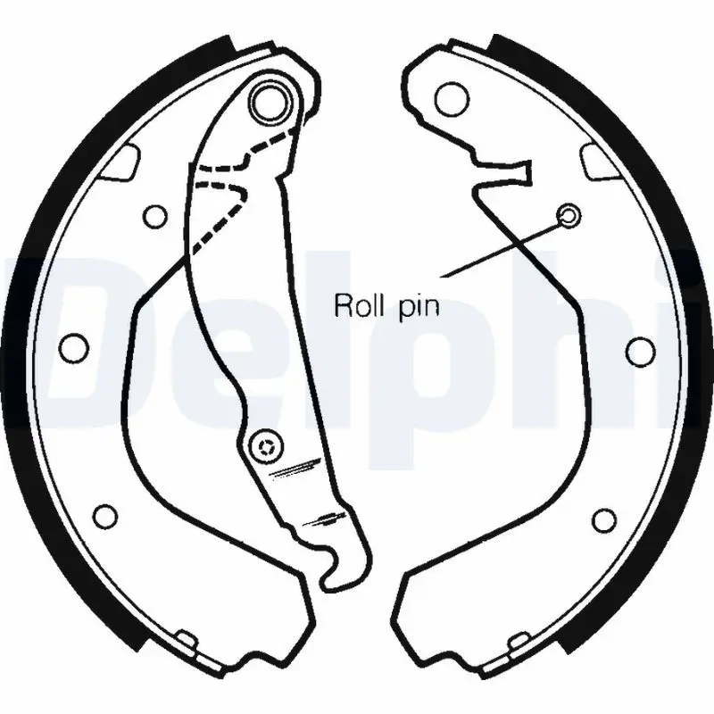 Handler.Part Brake shoe set DELPHI LS1307 1