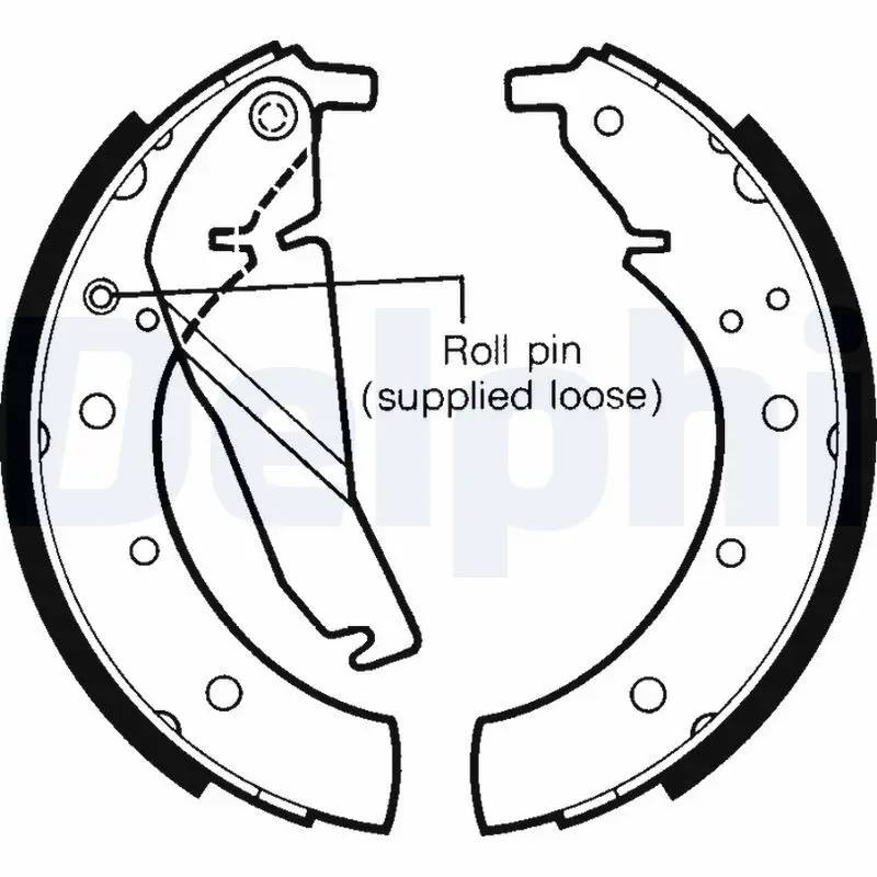 Handler.Part Brake shoe set DELPHI LS1318 1