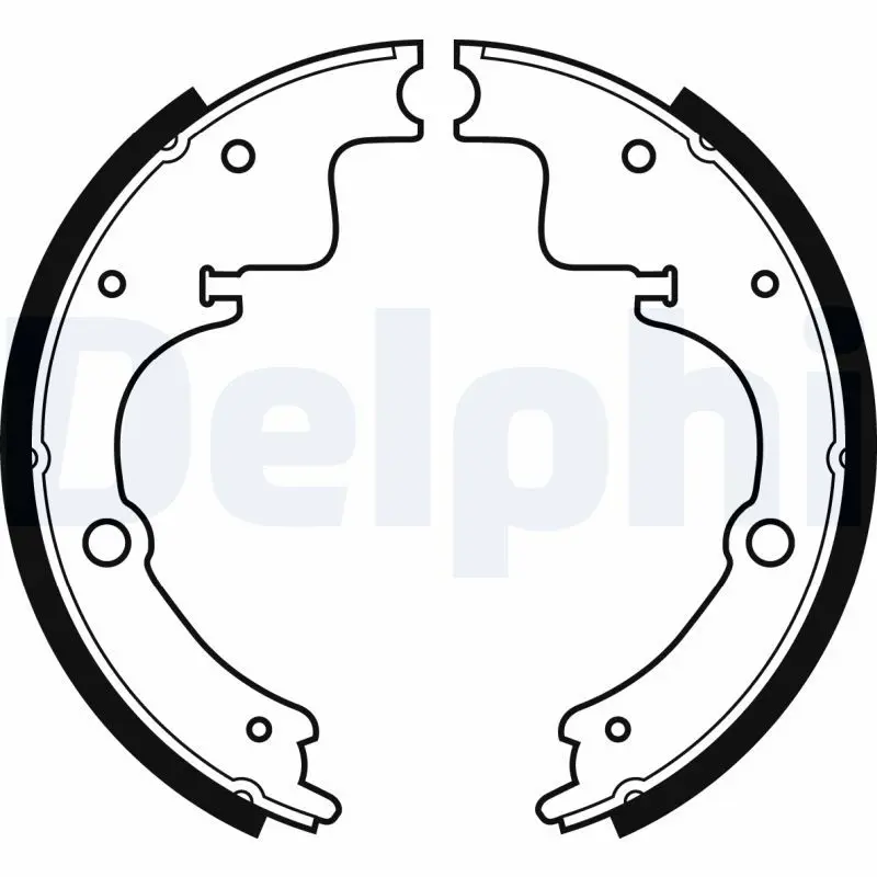 Handler.Part Brake shoe set DELPHI LS1236 1