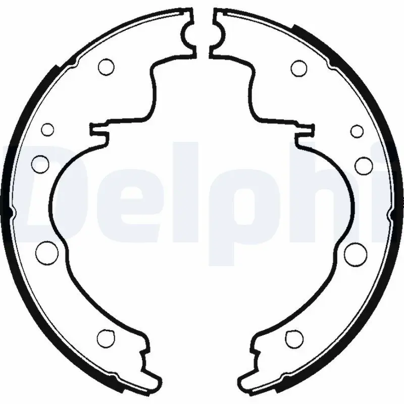 Handler.Part Brake shoe set DELPHI LS1262 1