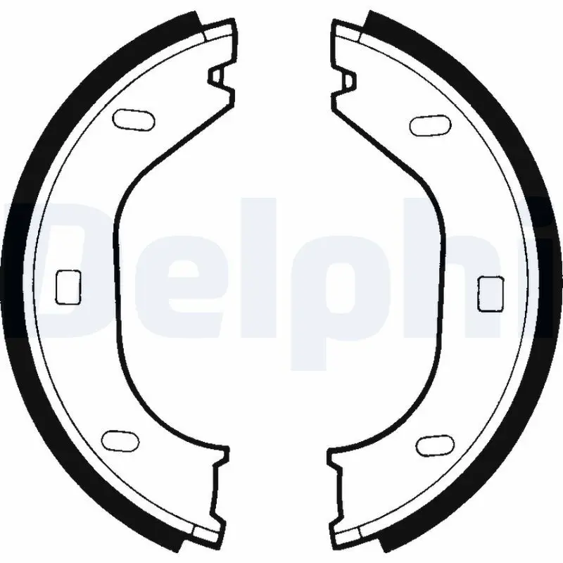 Handler.Part Brake shoe set, parking brake DELPHI LS1370 1