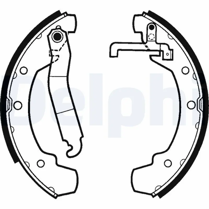 Handler.Part Brake shoe set DELPHI LS1403 1