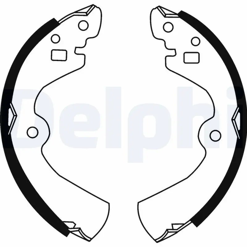 Handler.Part Brake shoe set DELPHI LS1405 1