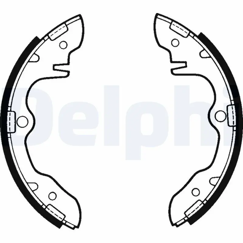 Handler.Part Brake shoe set DELPHI LS1304 1