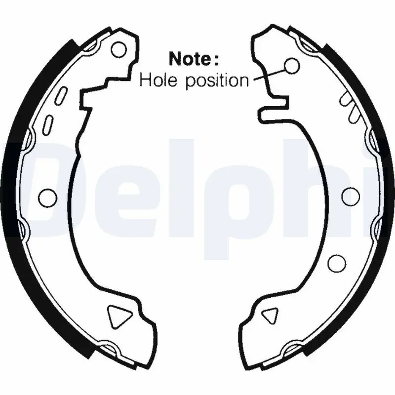 Handler.Part Brake shoe set DELPHI LS1434 1