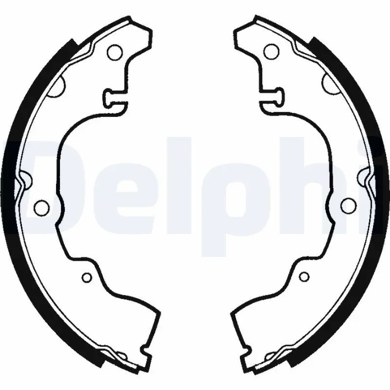 Handler.Part Brake shoe set DELPHI LS1320 1