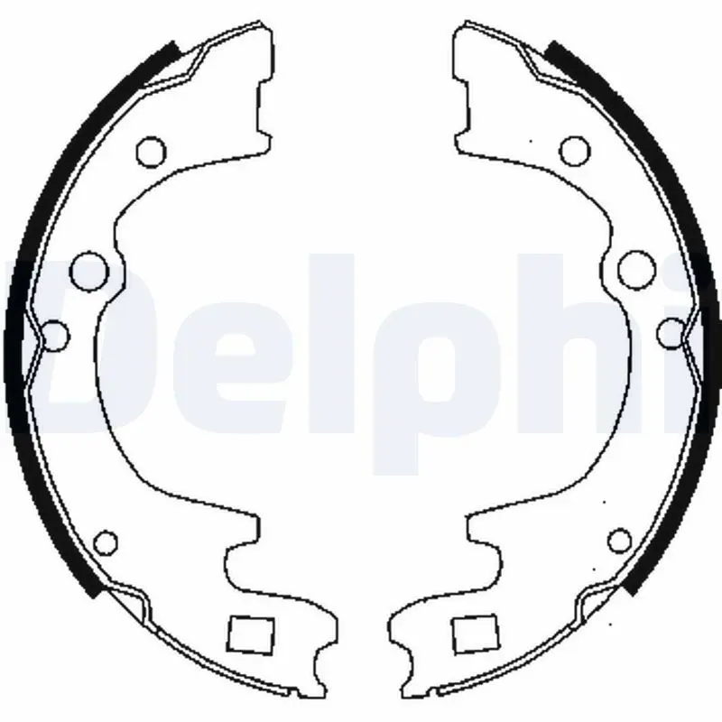 Handler.Part Brake shoe set DELPHI LS1477 1