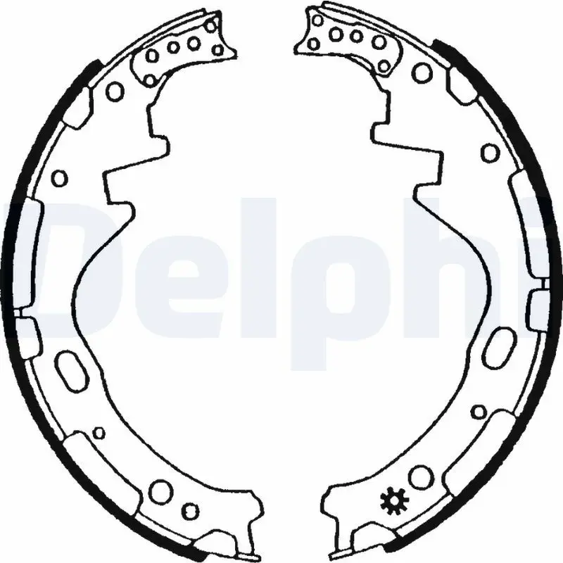 Handler.Part Brake shoe set DELPHI LS1504 1