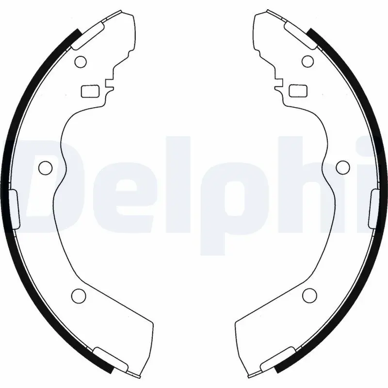 Handler.Part Brake shoe set DELPHI LS1543 1