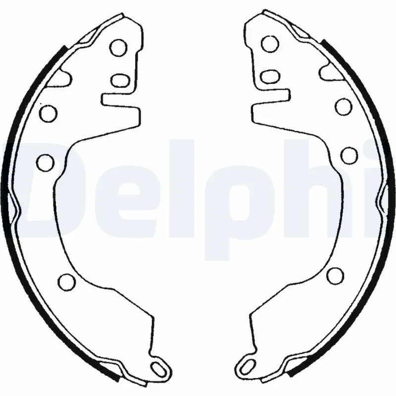 Handler.Part Brake shoe set DELPHI LS1544 1