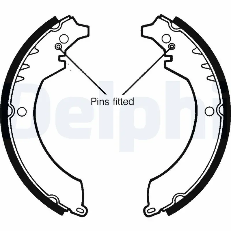 Handler.Part Brake shoe set DELPHI LS1359 1