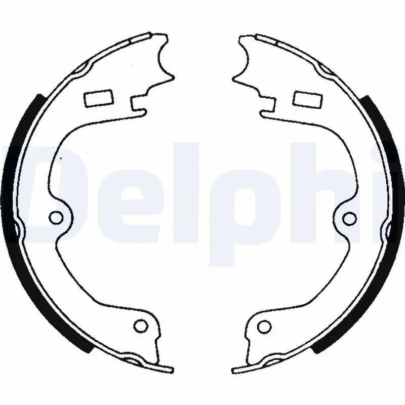 Handler.Part Brake shoe set DELPHI LS1373 1