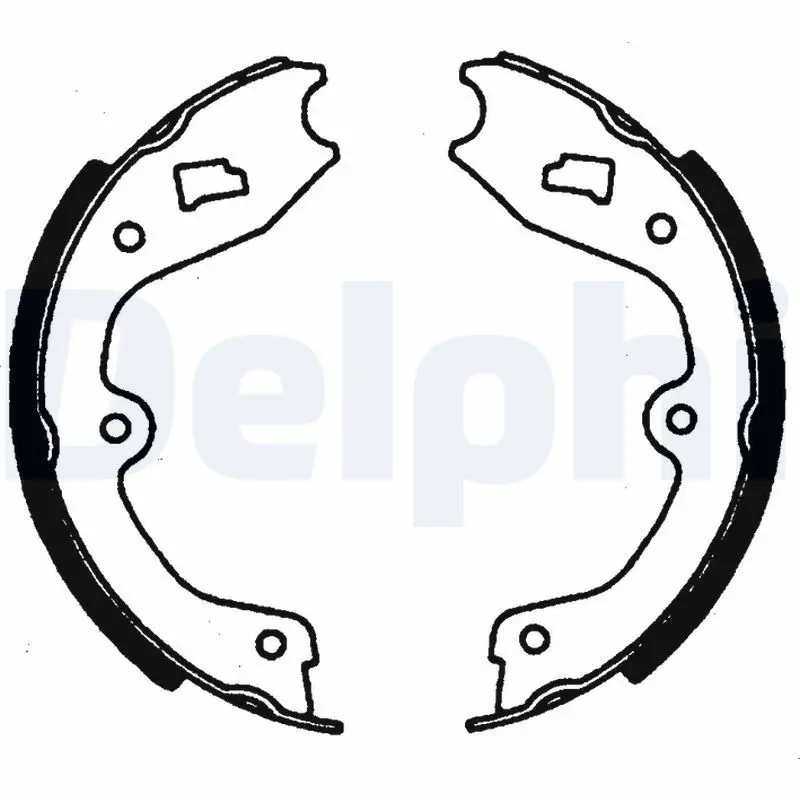 Handler.Part Brake shoe set, parking brake DELPHI LS1374 1