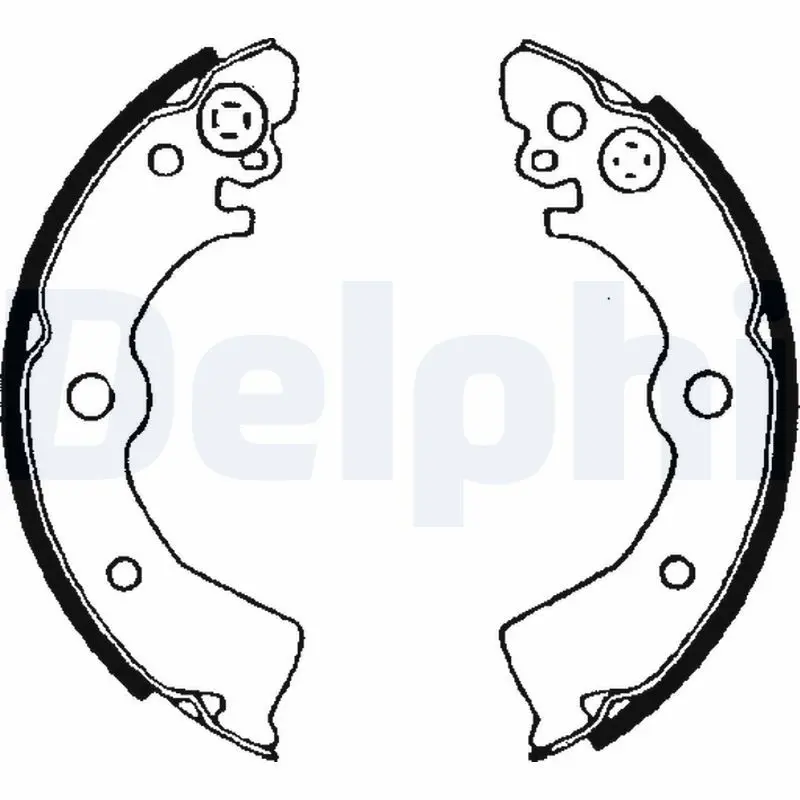 Handler.Part Brake shoe set DELPHI LS1650 1