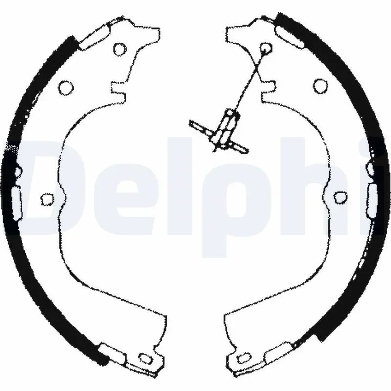 Handler.Part Brake shoe set DELPHI LS1654 1