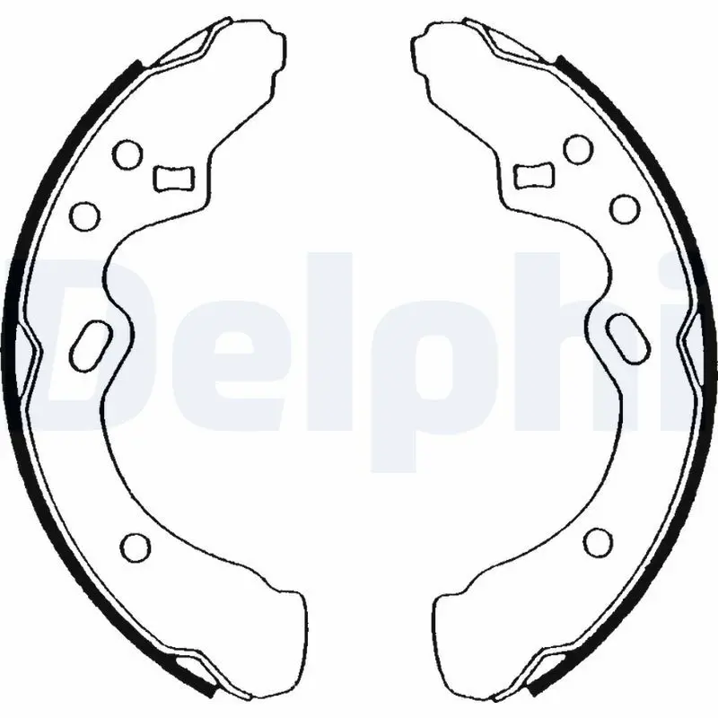 Handler.Part Brake shoe set DELPHI LS1501 1