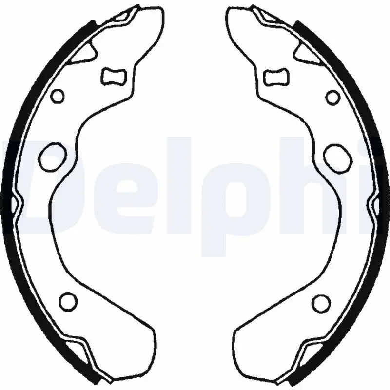 Handler.Part Brake shoe set DELPHI LS1516 1