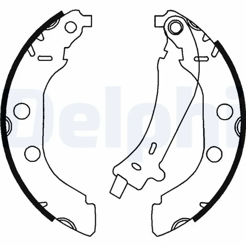 Handler.Part Brake shoe set DELPHI LS1723 1