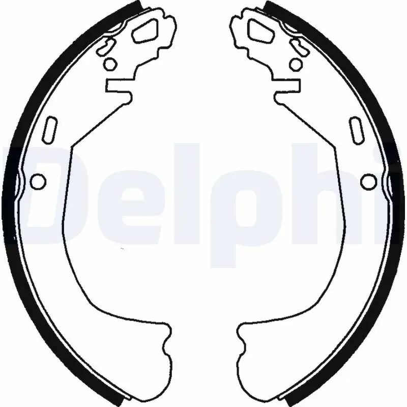 Handler.Part Brake shoe set DELPHI LS1738 1