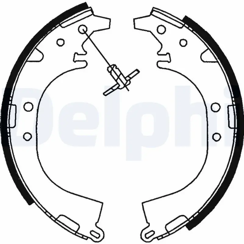 Handler.Part Brake shoe set DELPHI LS1745 1