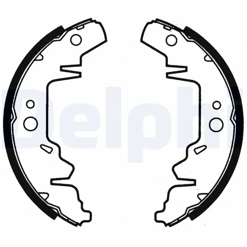 Handler.Part Brake shoe set DELPHI LS1814 1