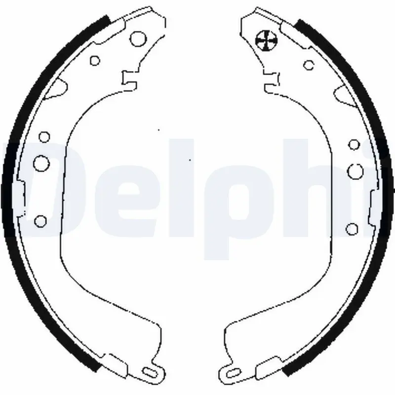 Handler.Part Brake shoe set DELPHI LS1834 1