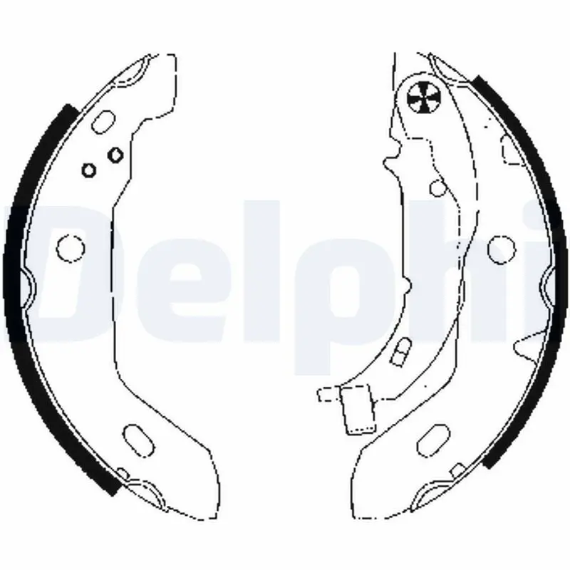 Handler.Part Brake shoe set DELPHI LS1841 1