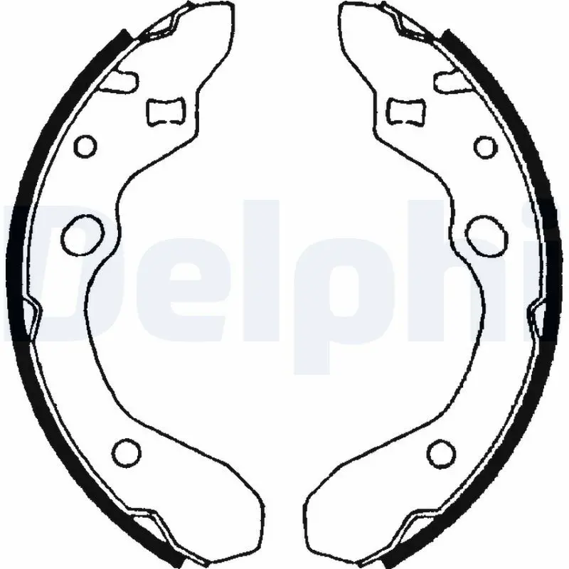 Handler.Part Brake shoe set DELPHI LS1679 1