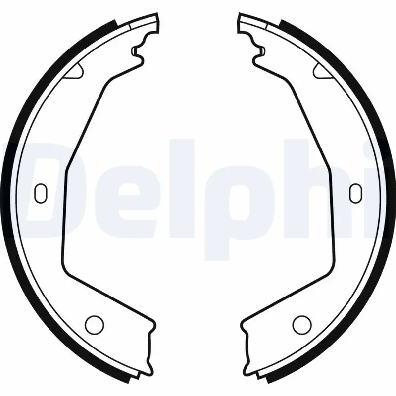 Handler.Part Brake shoe set, parking brake DELPHI LS1873 1