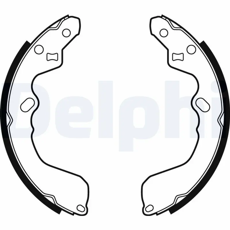 Handler.Part Brake shoe set DELPHI LS1876 1