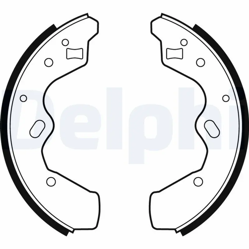 Handler.Part Brake shoe set DELPHI LS1878 1