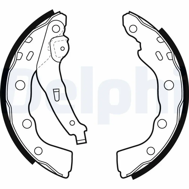 Handler.Part Brake shoe set DELPHI LS1880 1