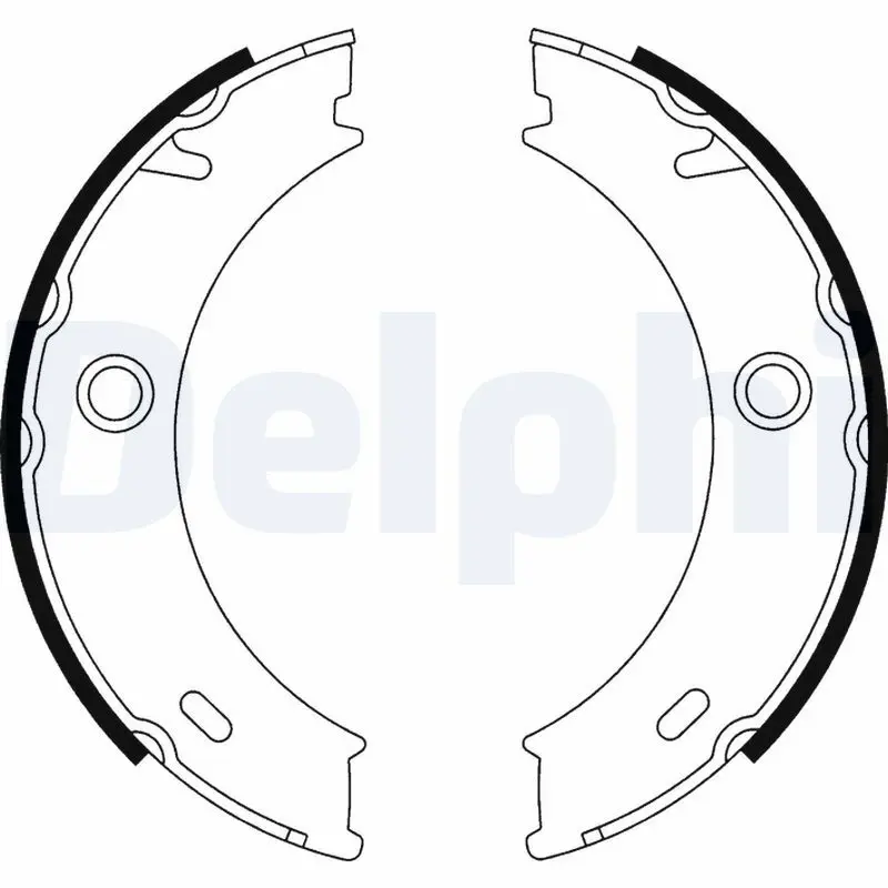 Handler.Part Brake shoe set, parking brake DELPHI LS1917 1