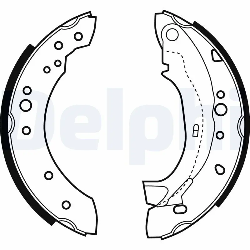 Handler.Part Brake shoe set DELPHI LS1921 1