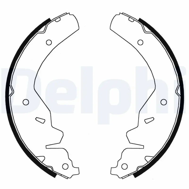 Handler.Part Brake shoe set DELPHI LS1825 1