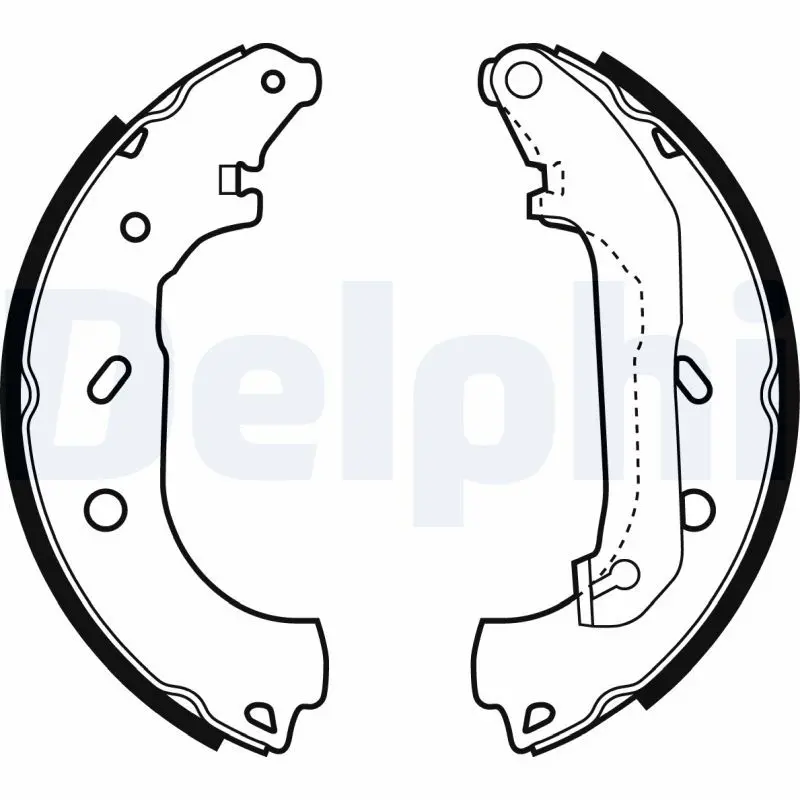 Handler.Part Brake shoe set DELPHI LS1940 1